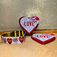 Love Tin Heart Box