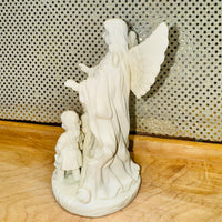 Porcelain Angel Figurine with 2 Children