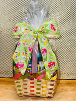 
              Colorful Pastel Weave Gift Basket
            