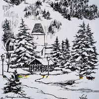 Charmayne's Originals - Vail Clock Tower and Covered Bridge