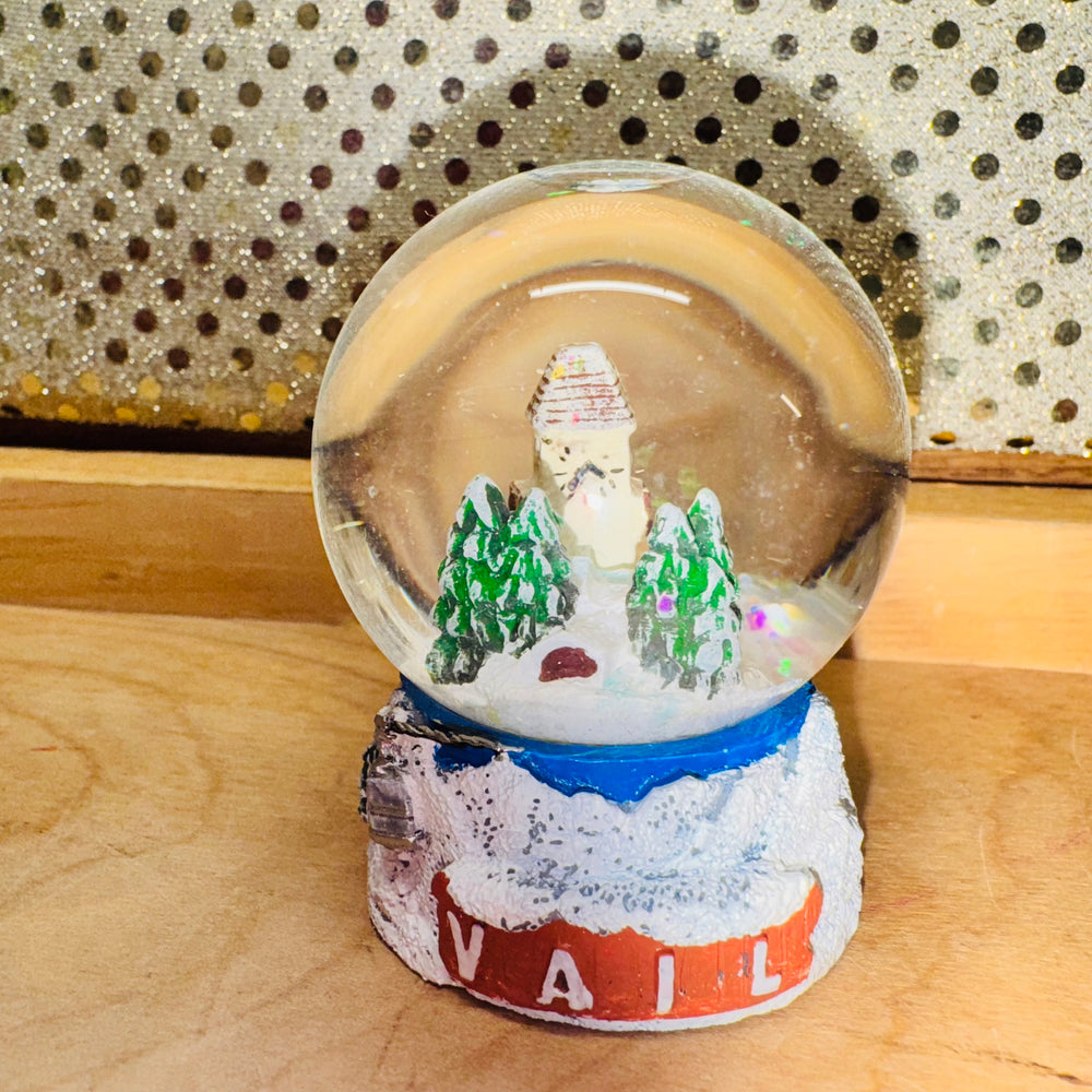 Vail Village Snow Globe - Small