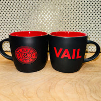 
              Vail Beaver Creek Black Mug with Red
            