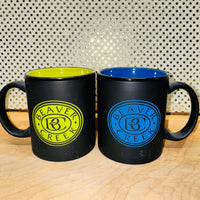 Beaver Creek Black Mug with Lime or Blue