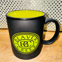 
              Beaver Creek Black Mug with Lime or Blue
            