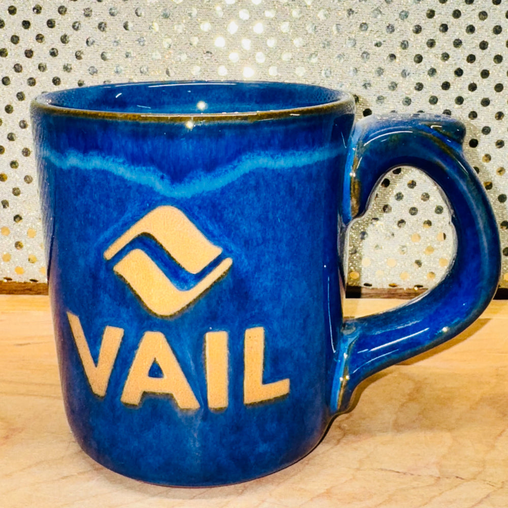 Vail Denim Pottery Mug