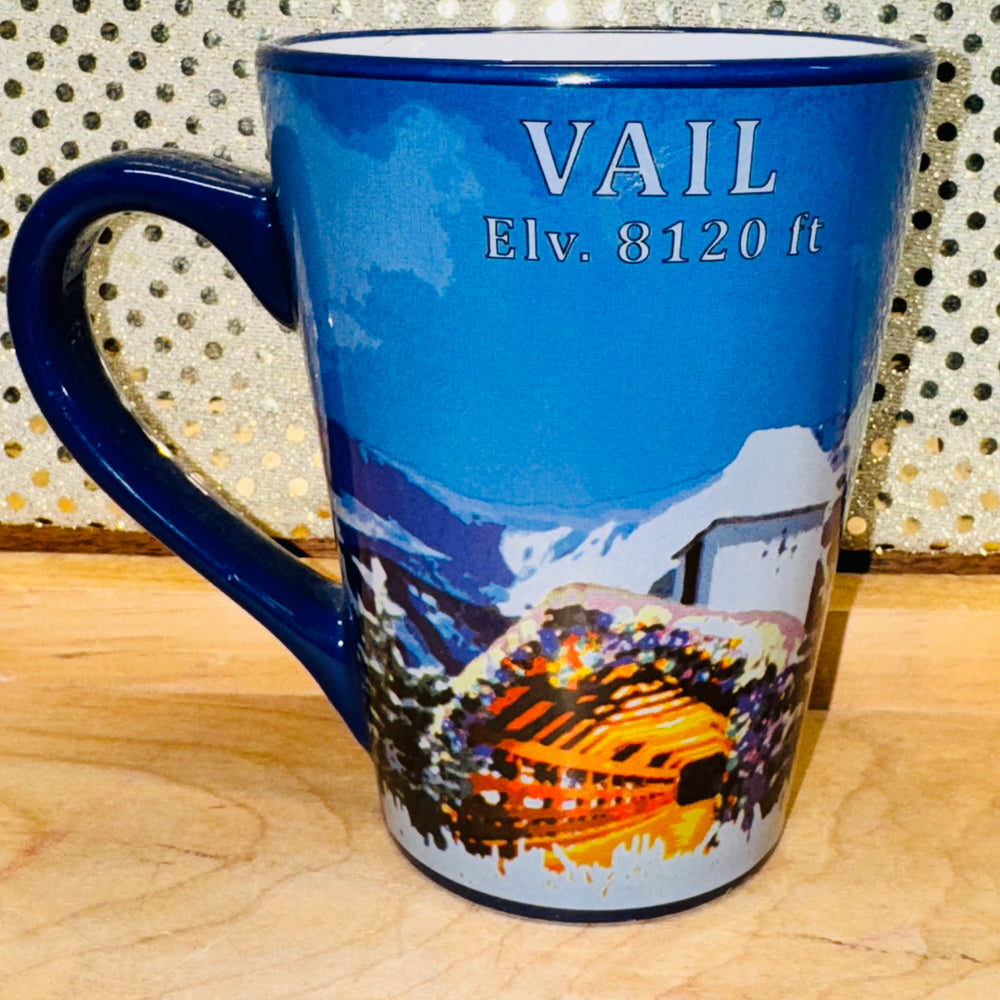 Vail Town Watercolor Mug