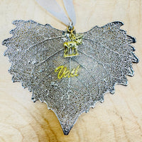 
              Real Leaf Ornament - Cottonwood / Maple Leaf
            