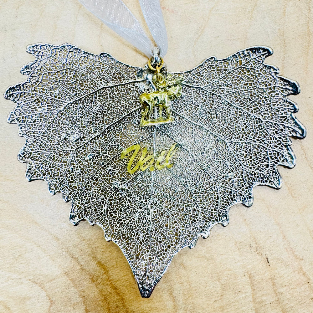 Real Leaf Ornament - Cottonwood / Maple Leaf