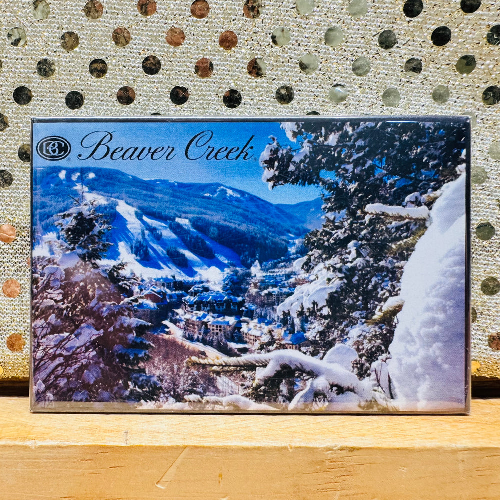 Beaver Creek Magnet - Winter Ski Runs Mountain