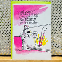 
              Ski Card - NO PROBLEM For This Hot-Shot
            