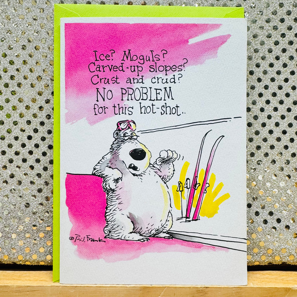 Ski Card - NO PROBLEM For This Hot-Shot