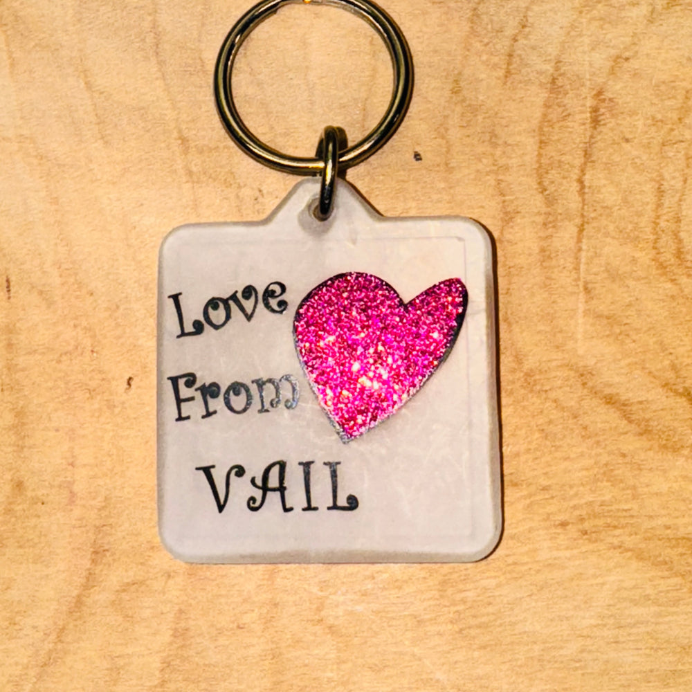 Love From Vail Keychain