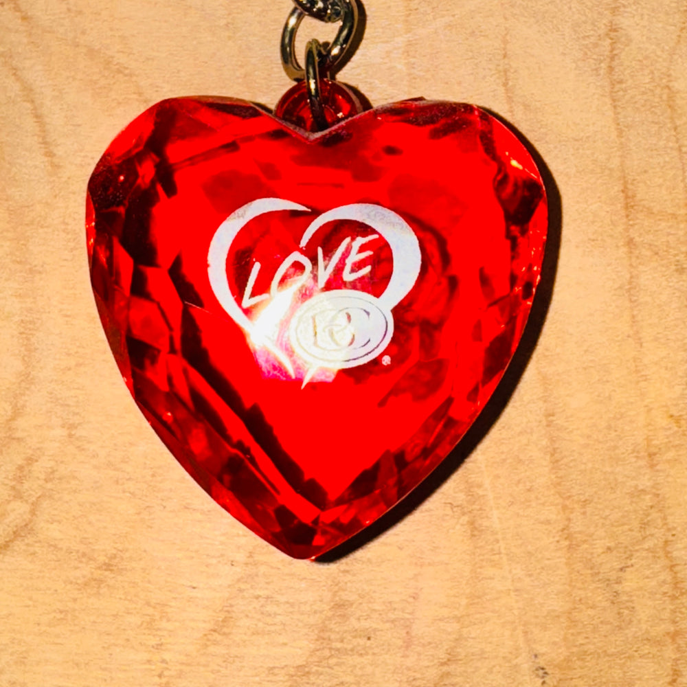 Vail Beaver Creek 3D Heart Keychain