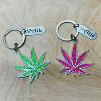 
              Vail Marijuana Leaf Keychain
            