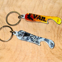 
              Vail Snowboard Bottle Opener Keychain
            