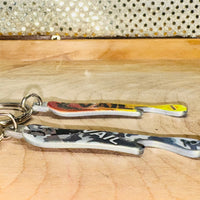 Vail Snowboard Bottle Opener Keychain