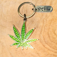 
              Vail Marijuana Leaf Keychain
            