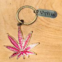 
              Vail Marijuana Leaf Keychain
            
