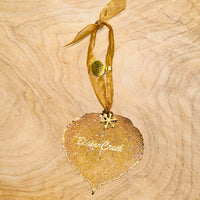 
              Real Leaf Ornament - Gold Aspen Leaf
            