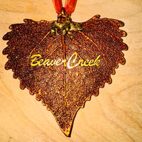 
              Real Leaf Ornament - Cottonwood / Maple Leaf
            