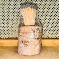 
              Matches in Birch or Bark Pot
            