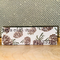 
              Let's Curl Up Fireside Match Box
            
