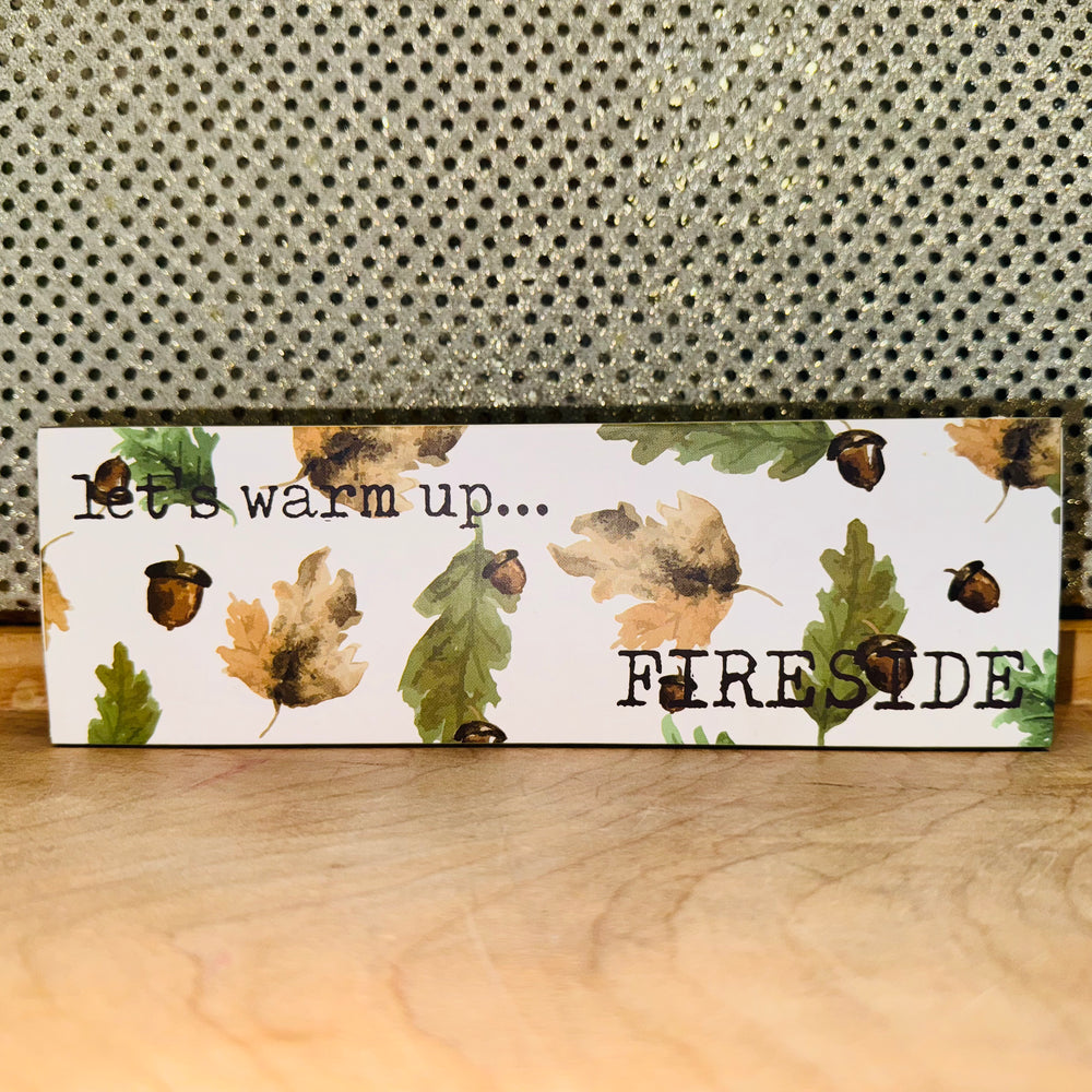 Let's Warm Up Fireside Match Box