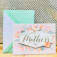 
              Mother's Day Card - Peach Flowers
            