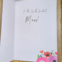 
              Mother's Day Card - Purple Vase with Flowers
            