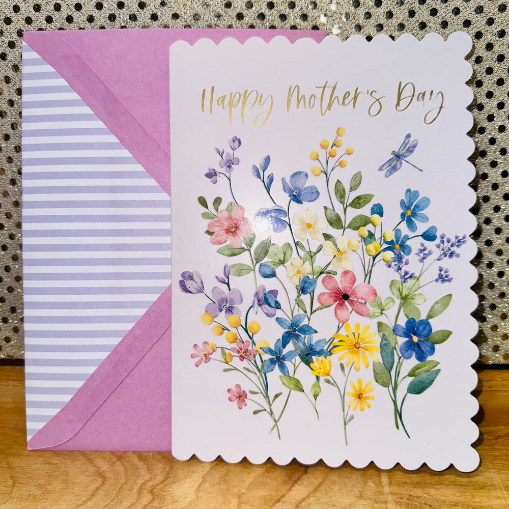 Mother's Day Card - Spring Flowers