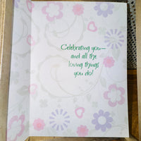 
              Mother's Day Card - for Grandma Yellow with Flowers
            