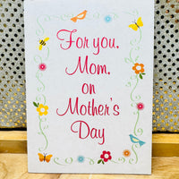 
              Mother's Day Card - For you Mom
            