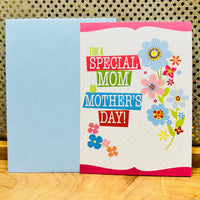 
              Mother's Day Card - Special with Spring Flowers
            
