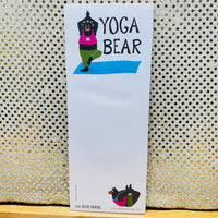 Magnetic List Yoga Bear
