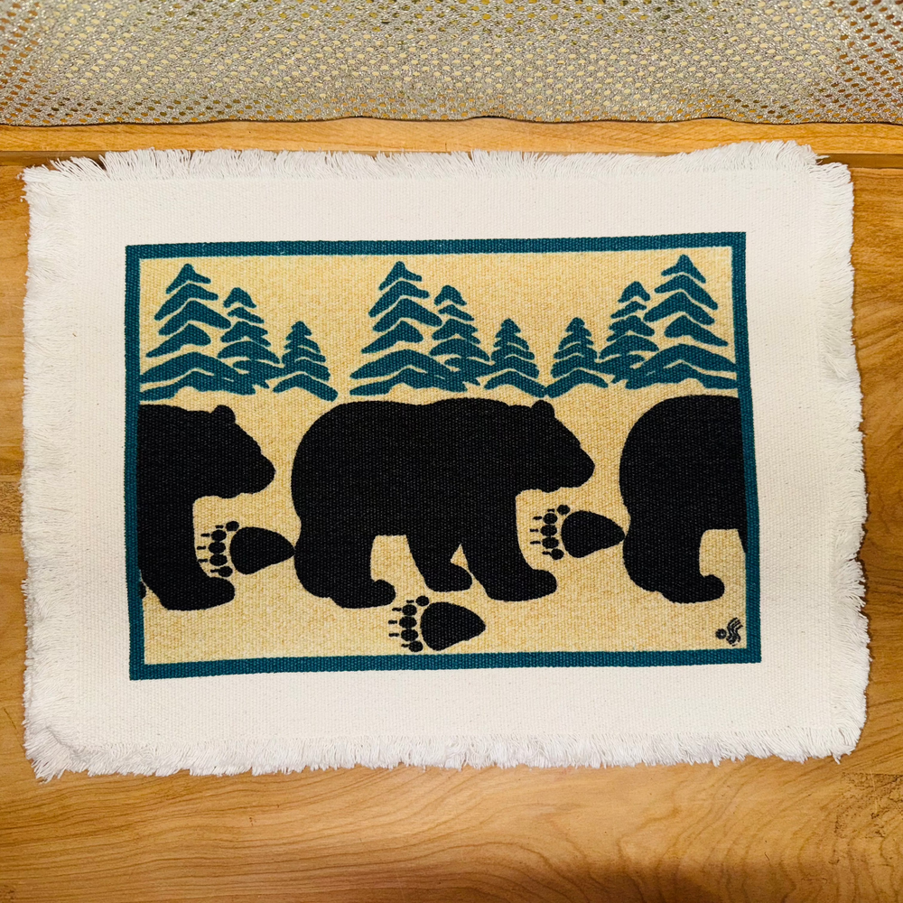 Bear Placemats - Set of 4