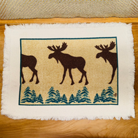 Moose Placemats - Set of 4