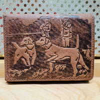 
              Leather Wallet - Hunting Dogs
            