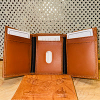 
              Leather Wallet - Wolf
            