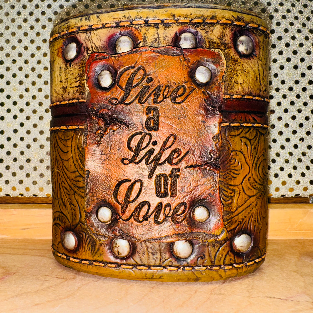 Western Toothbrush Holder