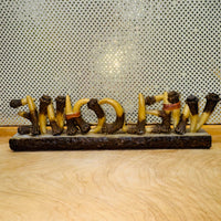 Antler Resin Welcome Sign