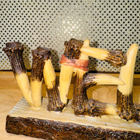Antler Resin Welcome Sign