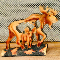 
              Moose Scene Figurine
            