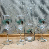 
              Pine Cone Carafe & Glasses
            