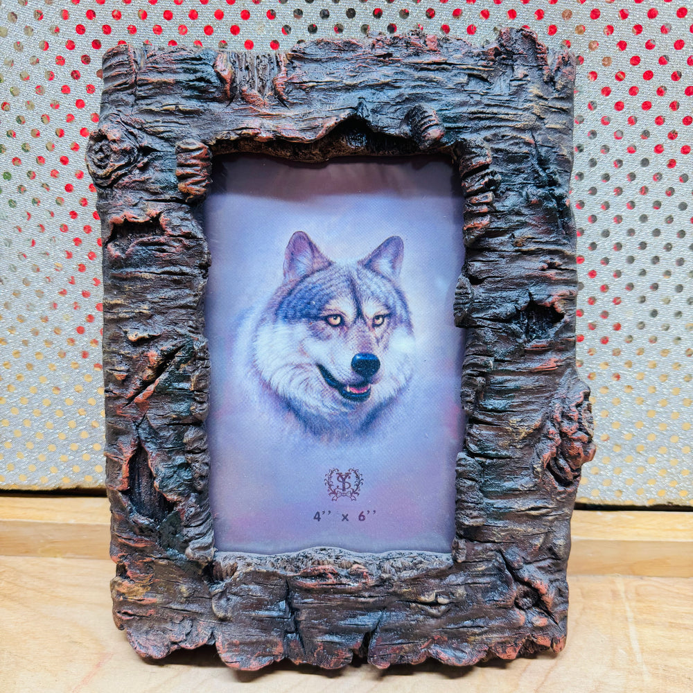 Tree Bark Picture Frame