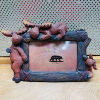 Three Moose Horizonal Picture Frame