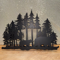 
              Black Bear Scene Wall Decor
            