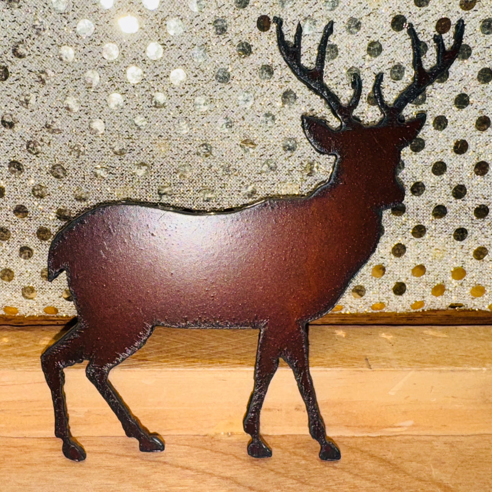 Rustic Iron Deer Magnet