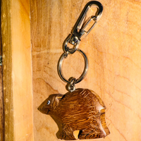
              Wood Keychain - Bear
            
