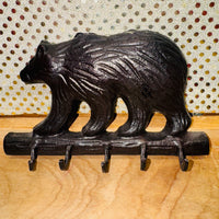 Cast Iron Key Holder - Bear