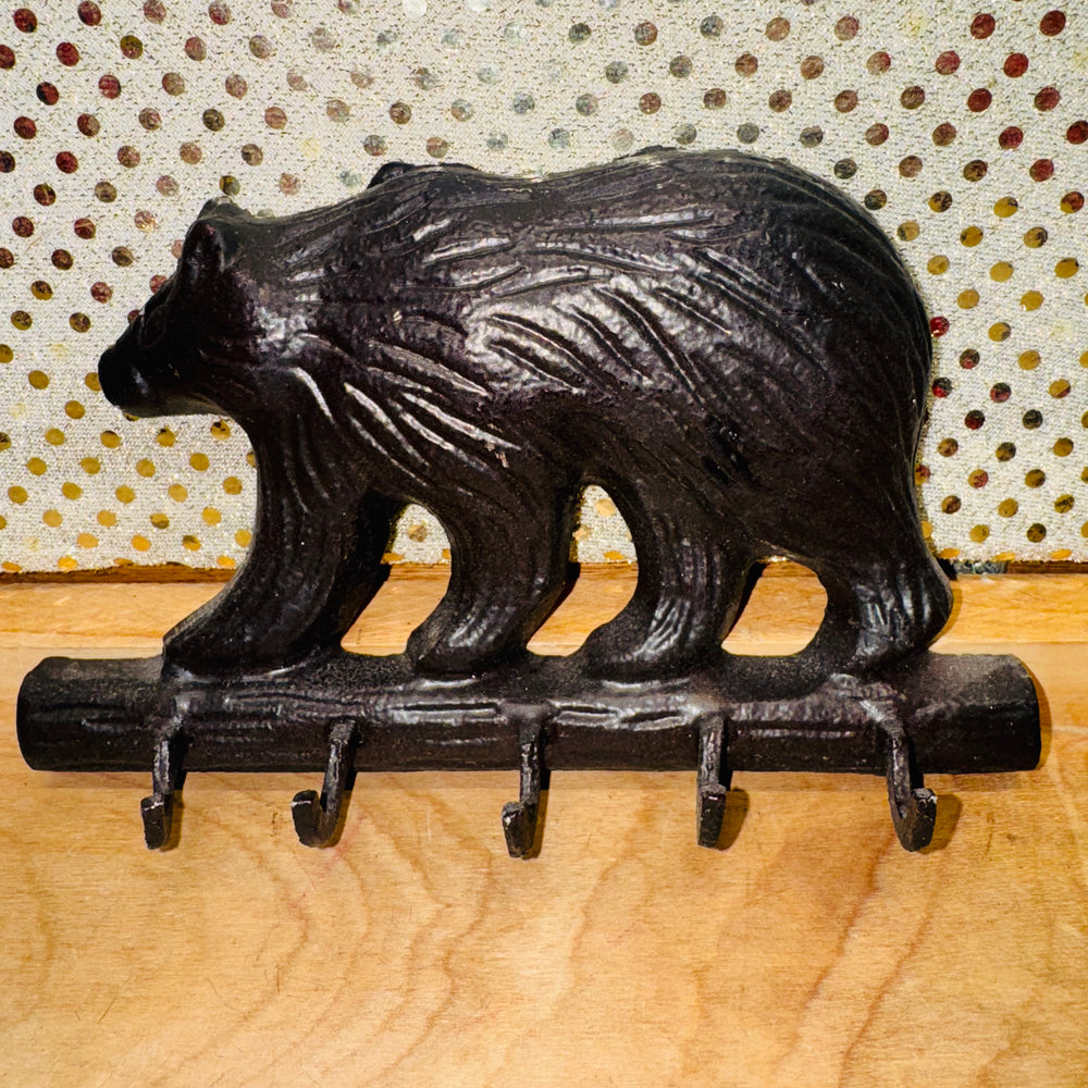 Cast Iron Key Holder - Bear